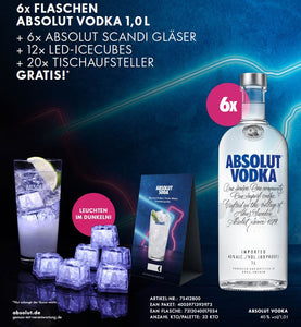 finespirits Absolut Vodka Aktionspaket